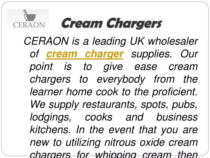 cream chargers