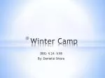 Winter Camp - slide 1
