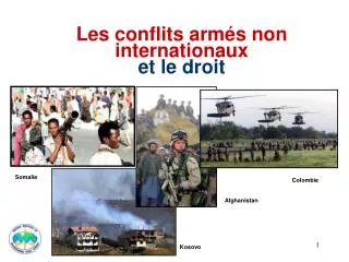 les conflits arm s non internationaux et le droit