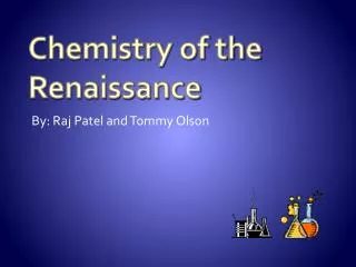 Chemistry of the Renaissance