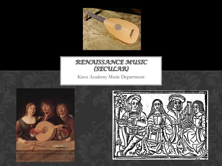 renaissance music secular