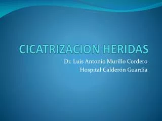 cicatrizacion heridas