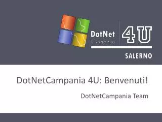 dotnetcampania 4u benvenuti