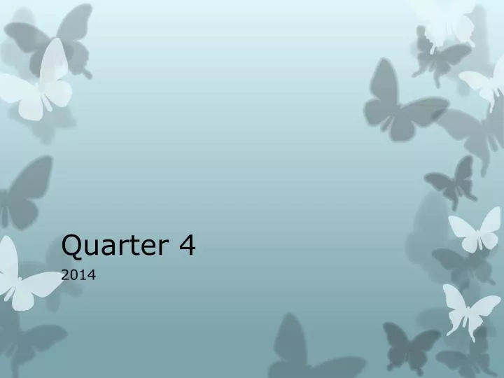 quarter 4