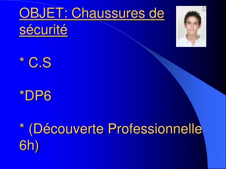 objet chaussures de s curit c s dp6 d couverte professionnelle 6h