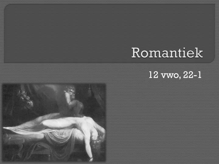 romantiek