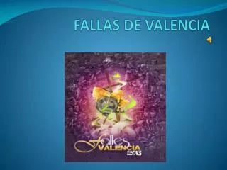 fallas de valencia