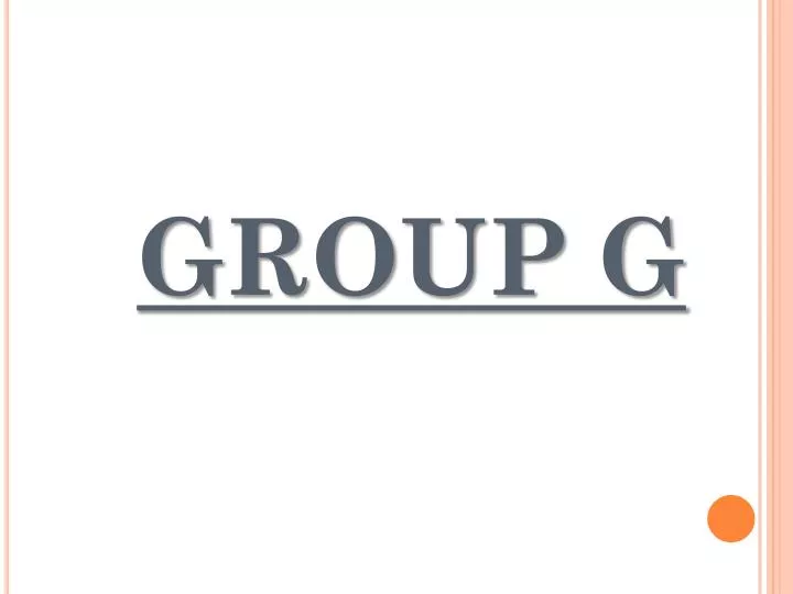 group g