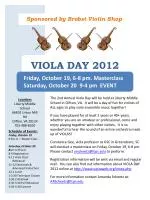 VIOLA DAY 2012 - slide 1