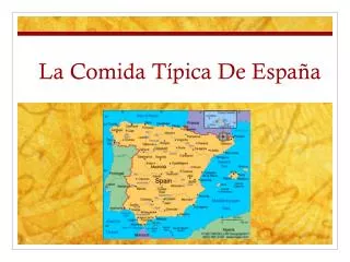 la comida t pica de espa a