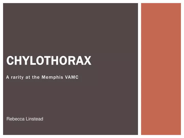 chylothorax