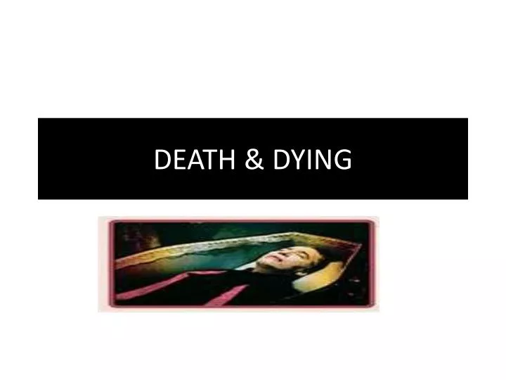 death dying