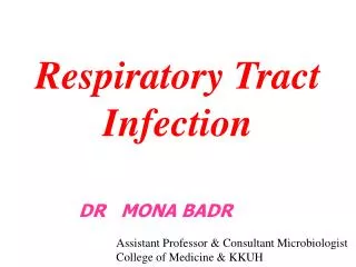 Respiratory Tract Infection