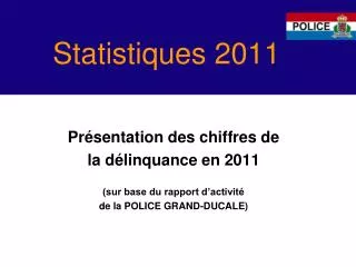 statistiques 2011
