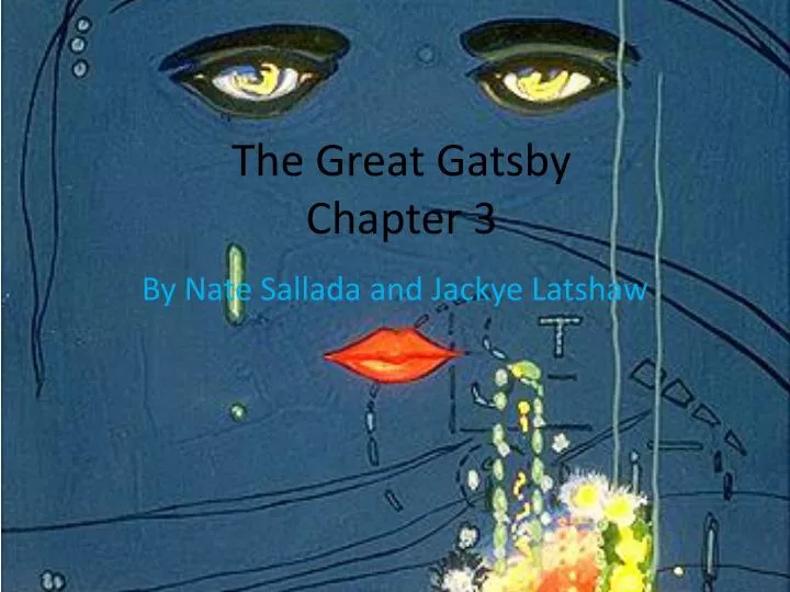 the great gatsby chapter 3