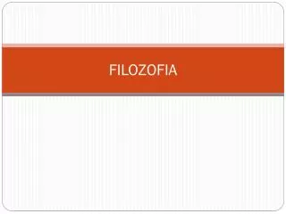 FILOZOFIA