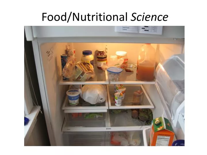 food nutritional science