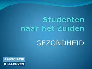 studenten naar het zuiden