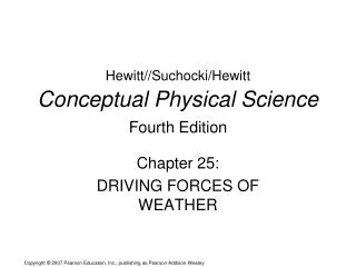 Hewitt//Suchocki/Hewitt Conceptual Physical Science Fourth Edition