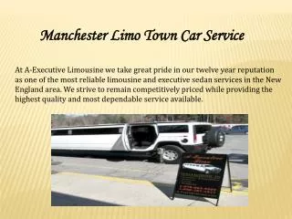 Manchester Limo Town Car Service