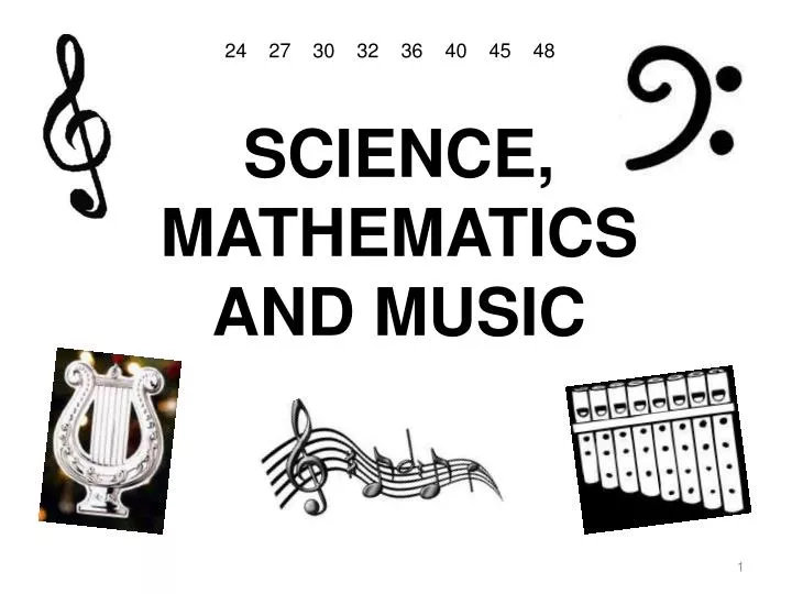science mathematics and music