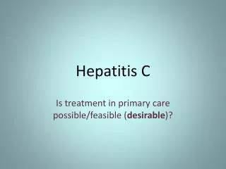 Hepatitis C