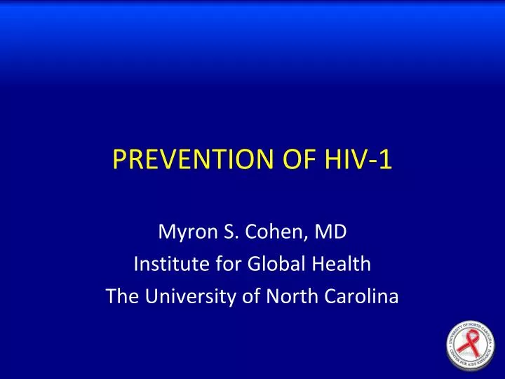 prevention of hiv 1
