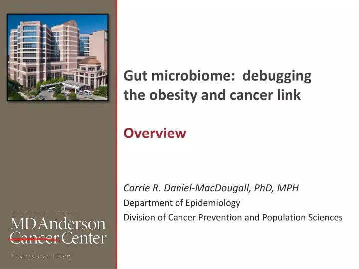 gut microbiome debugging the obesity and cancer link overview