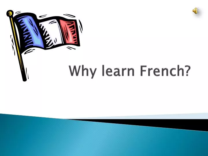 why learn french