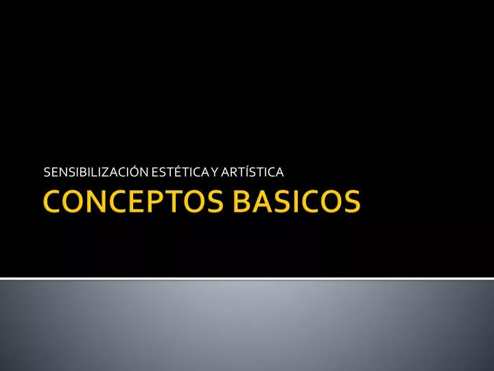 PPT CONCEPTOS BASICOS PowerPoint Presentation Free Download ID