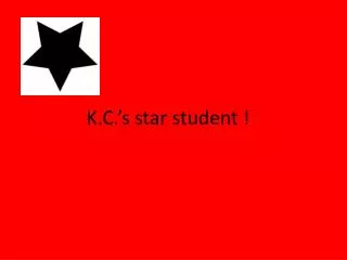 K.C.’s star student !