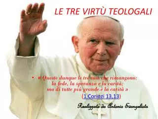 le tre virt teologali