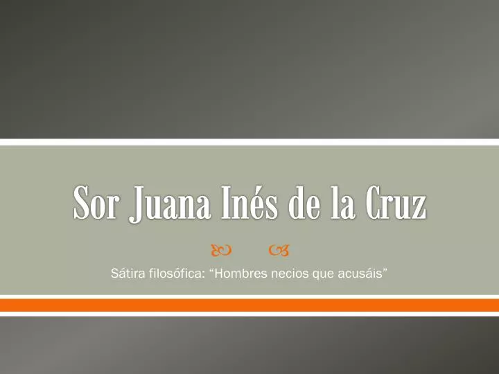 sor juana in s de la cruz