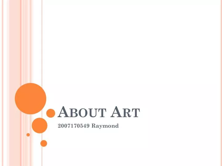 about art