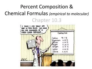 Percent Composition &amp; Chemical Formulas (empirical to molecular) Chapter 10.3