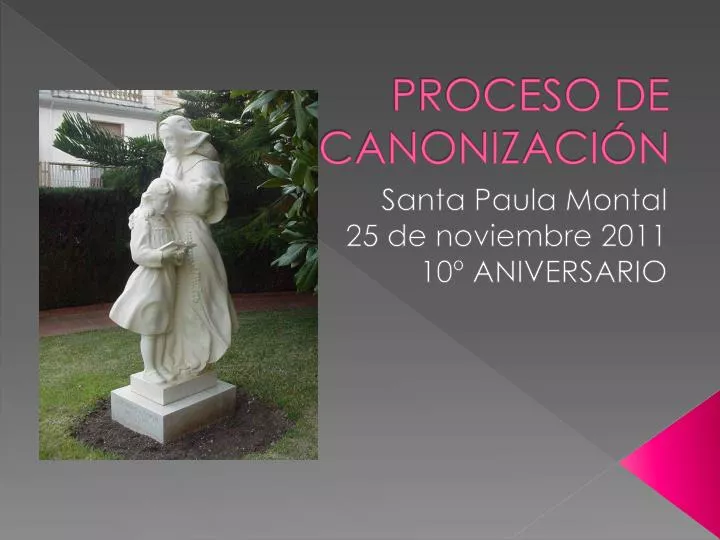 proceso de canonizaci n