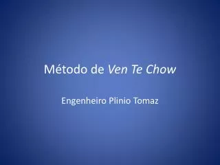 m todo de ven te chow