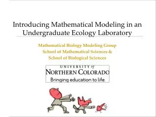 Introducing Mathematical Modeling in an Undergraduate Ecology Laboratory
