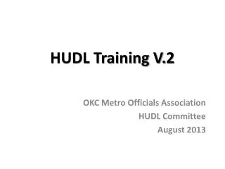 HUDL Training V.2