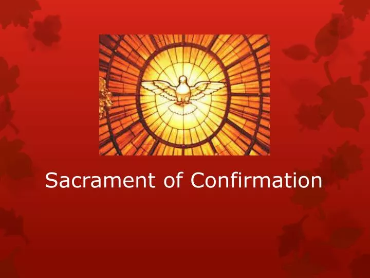 sacrament of confirmation