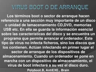 virus boot o de arranque