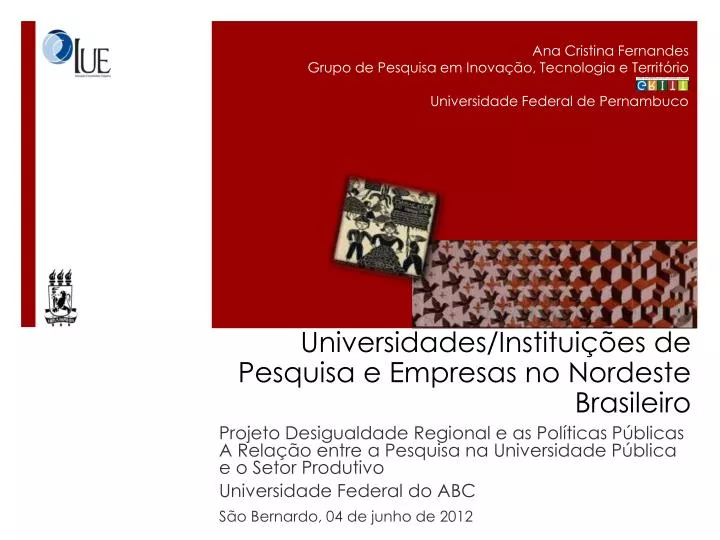 intera o entre universidades institui es de pesquisa e empresas no nordeste brasileiro