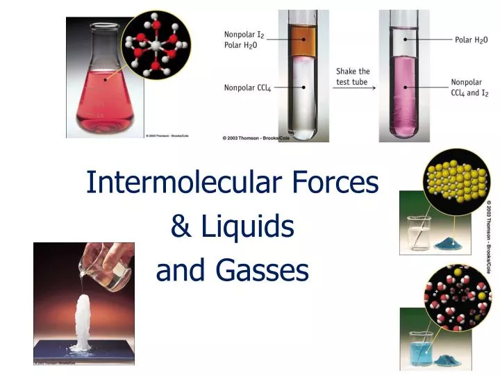 intermolecular forces liquids and gasses
