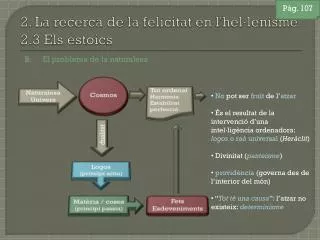 2. La recerca de la felicitat en l'hel·lenisme 2.3 Els estoics