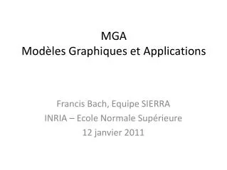 mga mod les graphiques et applications