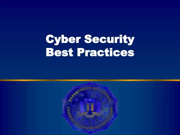 cyber security best practices