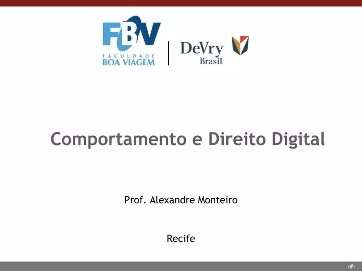 comportamento e direito digital