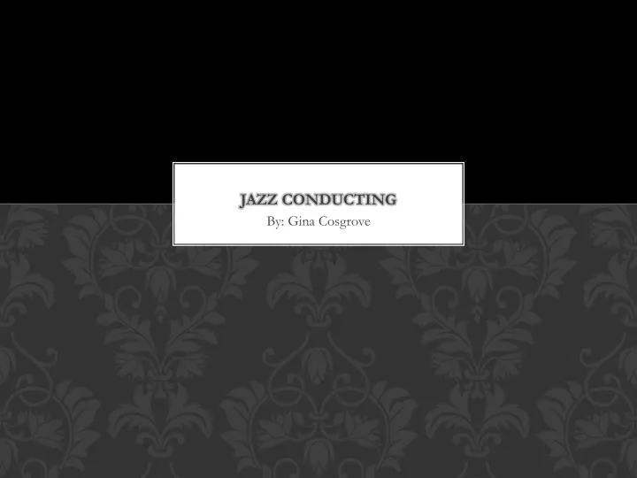 jazz conducting