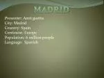 MADRID - slide 1