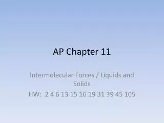 AP Chapter 11